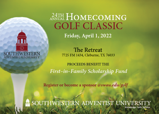SWAU golf classic is april 1 at The retreat