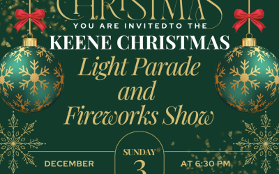 Keene Christmas light parade & fireworks show is 6:30 p.m. sunday dec. 3